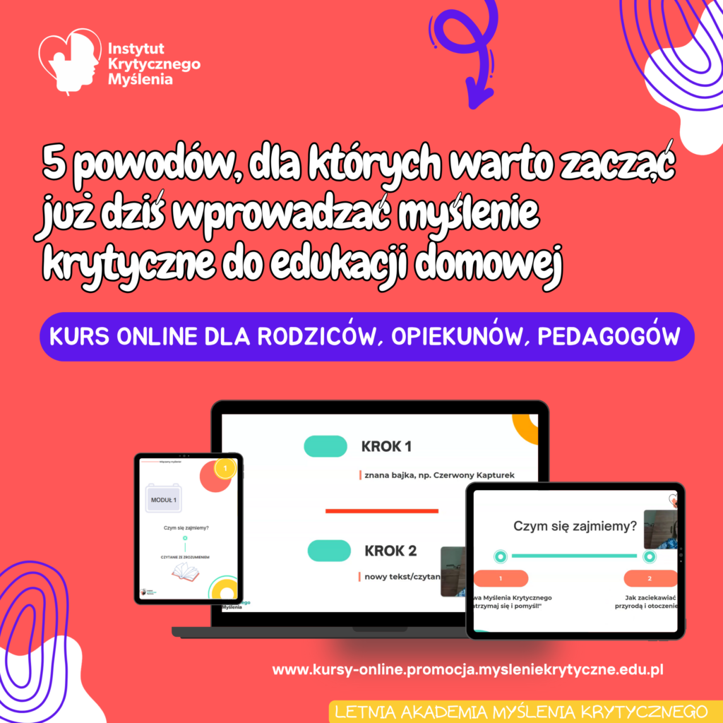 myślenie krytyczne szkolenie