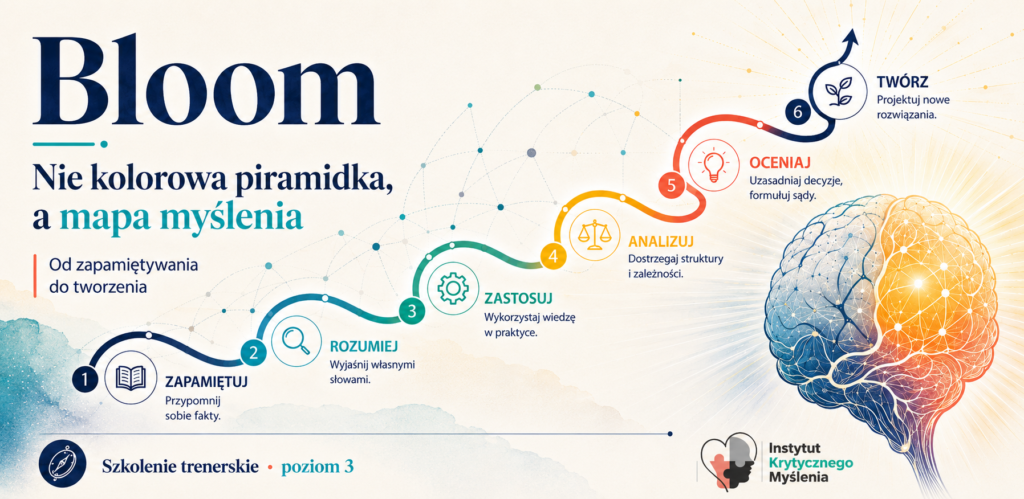 Bloom - jaka ładna i kolorowa piramidka ;) 1 Bloom taksonomia